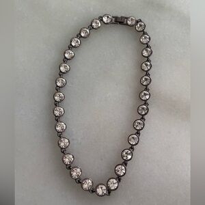 Givenchy Gun Metal Necklace EUC